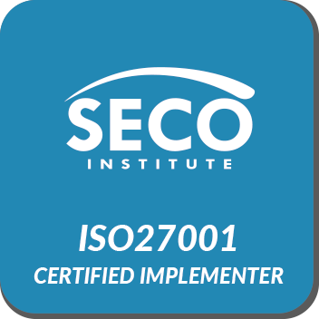 Badge of ISO 27001 Certified Implementer